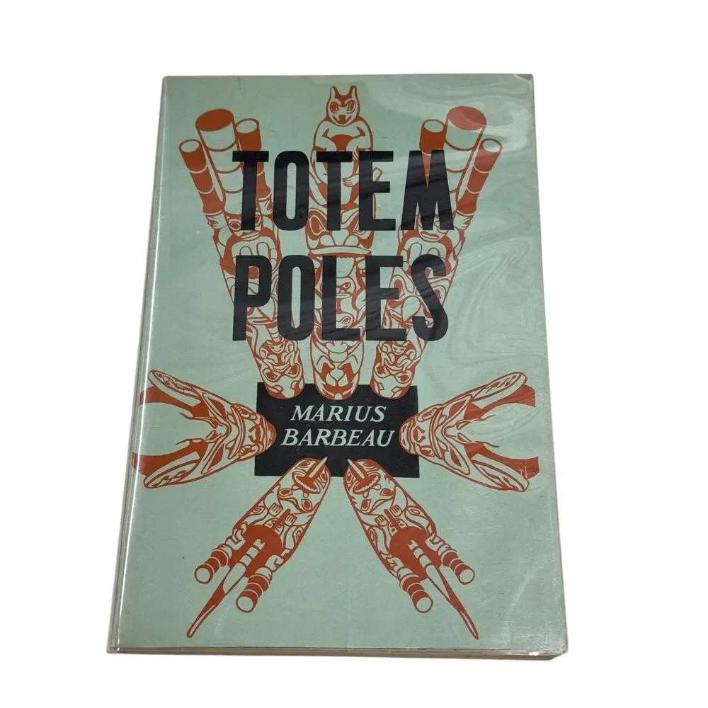 Totem Poles Volume 2 Vintage 1950s Book Northwest Coast Indigenous First Nation